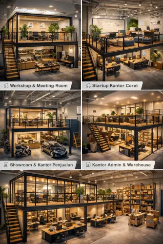 Mezzanine Ruang Kantor di Batununggal